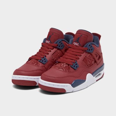 Big Kids Air Jordan Retro 4 Basketball Shoes Jd Sports