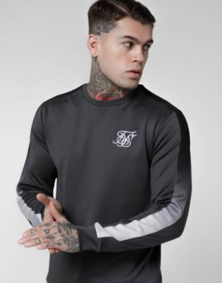 siksilk fade crew sweatshirt